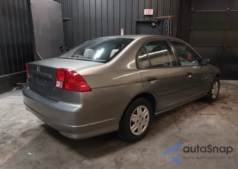 2005 Honda Civic Vp from USA, damaged, VIN 1HGES16355L015849